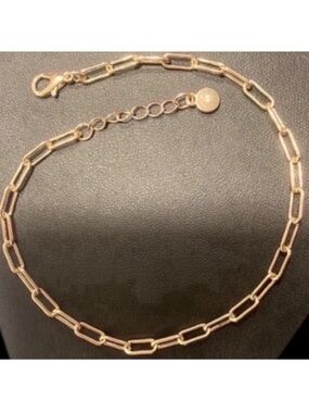Oval Link Ankle Bracelet